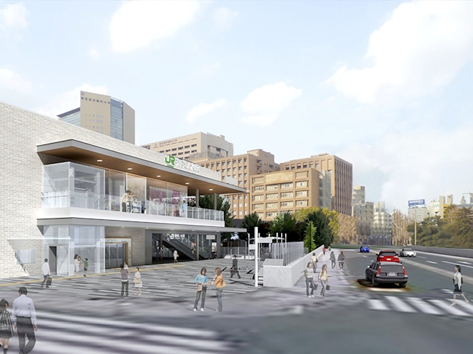 御茶ノ水駅 工事で昭和の石壁発見 広場完成に遅れ 日本経済新聞