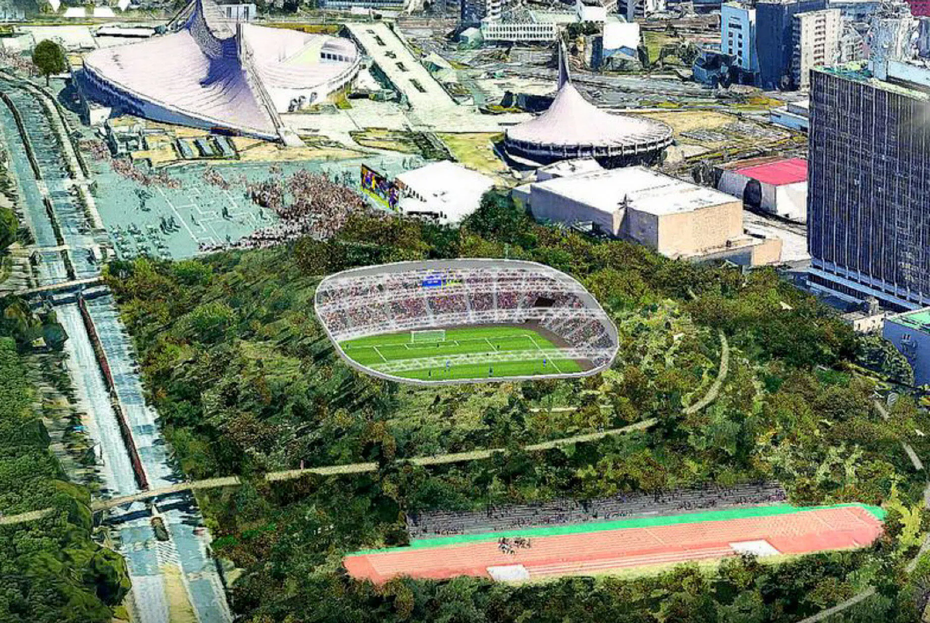 都心でサッカー見たい 動き出す渋谷スタジアム構想 Nikkei Style 都心でサッカー見たい 動き出す渋谷スタジアム構想 Nikkei Style