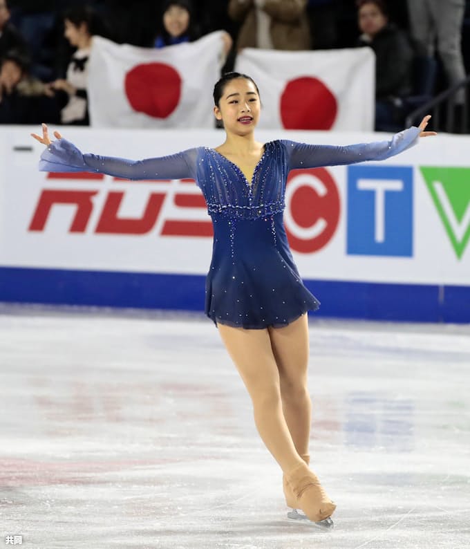 15歳山下真瑚 Gpデビュー2位 スケートカナダ 日本経済新聞