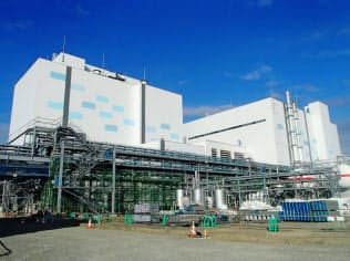 北海道電力が建設中の石狩湾新港発電所（小樽市）