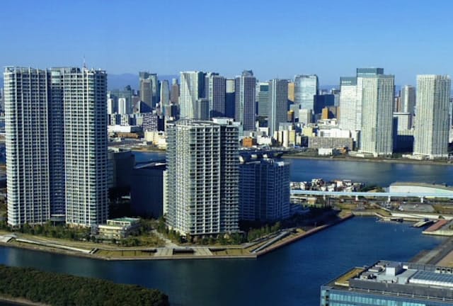 東京・臨海部にはタワーマンションが林立する