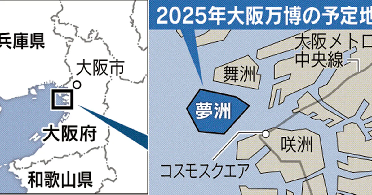 2025年 大阪万博が決定 55年ぶり 日本経済新聞