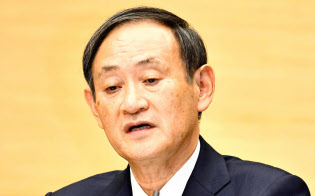 菅官房長官=共同 菅官房長官=共同