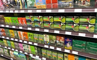 伊藤園は北米で緑茶ティーバッグ販売を強化する（西海岸のアジア系スーパーマーケット）