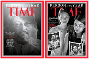 今年の人 にカショギ氏ら記者4人 米タイム誌選出 日本経済新聞