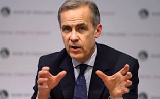 中央銀行も気候変動のリスクを考慮すべきだと提言するイングランド銀行のカーニー総裁=ロイター