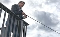 合宿でも練習の合間に魚釣りに出かける（2018年2月の沖縄合宿で）