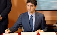 カナダのトルドー首相は中国の死刑判決を批判した=ロイター
