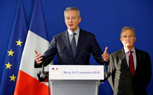 仏ルメール経済・財務相の発言が波紋を広げている=ロイター 仏ルメール経済・財務相の発言が波紋を広げている=ロイター