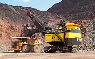 鉱山機械の需要は資源価格に左右されやすい