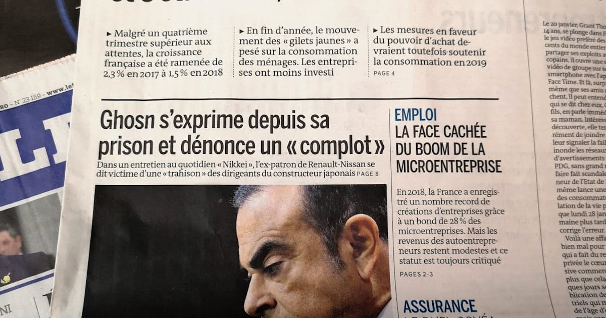 本紙ゴーン元会長インタビュー 各国メディアが報道 日本経済新聞 本紙ゴーン元会長インタビュー 各国メディアが報道 日本経済新聞