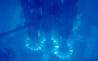 斉藤教授らは米国の原子炉を使い燃料の燃え方を確かめた（ATR）の内部（米アイダホ国立研究所提供）