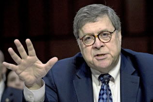 ウィリアム・バー司法長官=AP ウィリアム・バー司法長官=AP
