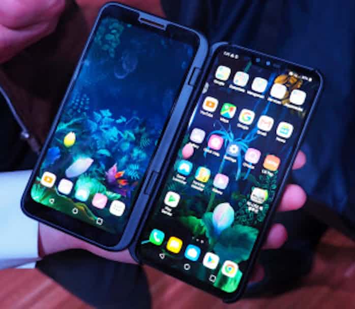 韓国lg 別売りディスプレーで2画面に 5gスマホ 日本経済新聞