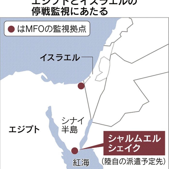 シナイ半島 陸自派遣近く指示 安保新任務で実績に 日本経済新聞 シナイ半島 陸自派遣近く指示 安保新任務で実績に 日本経済新聞