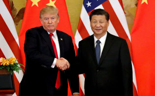 米国のトランプ大統領(左)と中国の習近平国家主席は貿易戦争の幕引きを急ぐが…=ロイター 米国のトランプ大統領(左)と中国の習近平国家主席は貿易戦争の幕引きを急ぐが…=ロイター