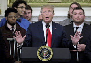トランプ米大統領=AP トランプ米大統領=AP