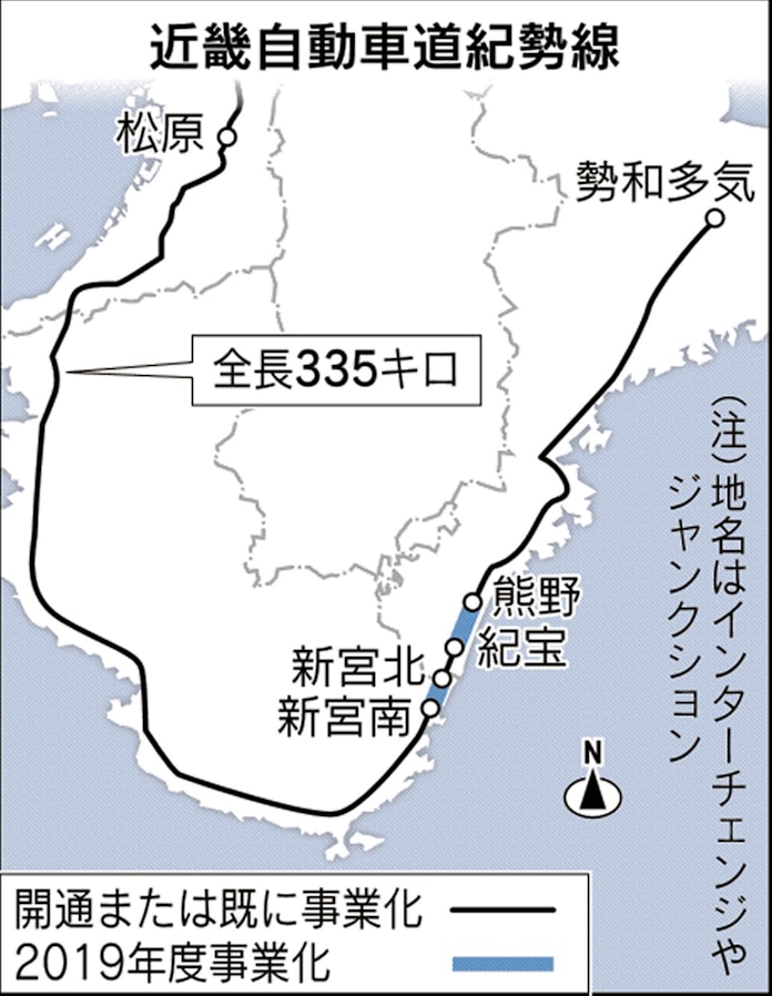 近畿道紀勢線 全線建設へ 国交省 残る2区間事業化 日本経済新聞 近畿道紀勢線 全線建設へ 国交省 残る2区間事業化 日本経済新聞