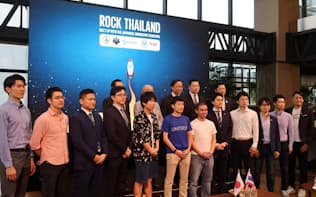 タイのチャロン・ポカパン（CP）グループと在タイ日本大使館が開いたスタートアップイベント（14日、バンコク）