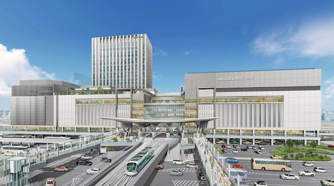 広島駅新駅ビル25年春開業 2階に路面電車乗り入れ 日本経済新聞