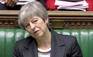 メイ首相はEUに6月末まで離脱を延期するよう要請した=ロイター メイ首相はEUに6月末まで離脱を延期するよう要請した=ロイター