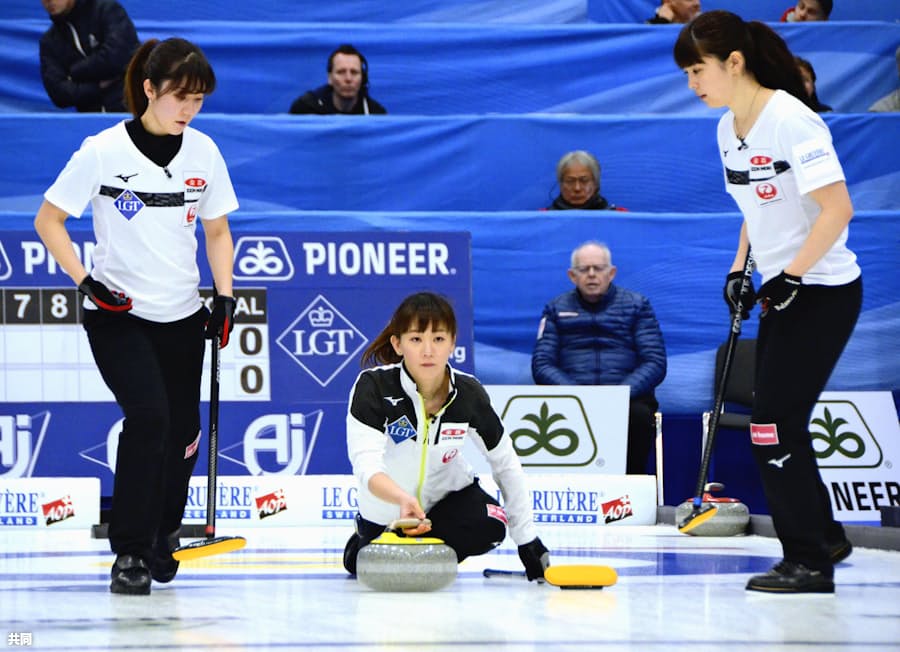 中部電 プレーオフ進出 世界カーリング女子 日本経済新聞