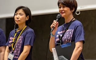 CNJでは8月にJapan Cancer Forum（ジャパンキャンサーフォーラム）を開催。著名な講師陣と約100名のボランティアによって支えられている（2018年8月、東京都中央区）