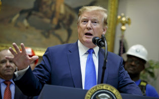 トランプ米大統領=AP トランプ米大統領=AP