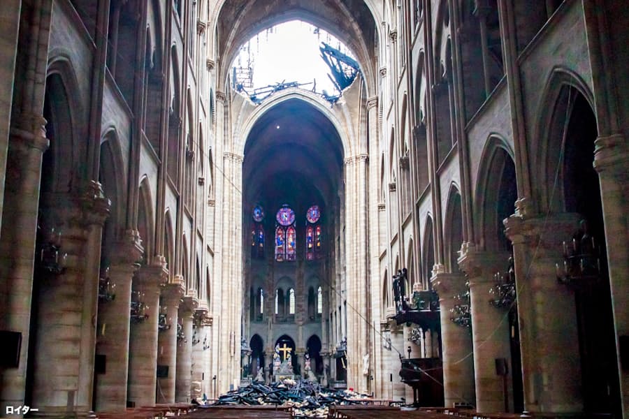 ノートルダム寺院 再建の道筋は 日本経済新聞