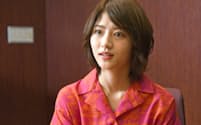 SOMPOパラリンアートカップ2019の審査員を務める女優の若月佑美さん