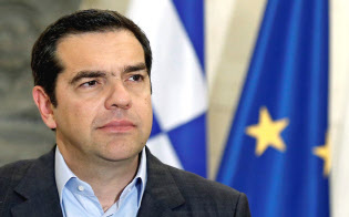 ギリシャのチプラス首相は、欧州全域に広がる反EUや右派ポピュリズムのうねりに警鐘を鳴らす=ロイター ギリシャのチプラス首相は、欧州全域に広がる反EUや右派ポピュリズムのうねりに警鐘を鳴らす=ロイター