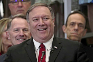 米朝対話の継続に意欲を示すポンペオ米国務長官=ロイター 米朝対話の継続に意欲を示すポンペオ米国務長官=ロイター