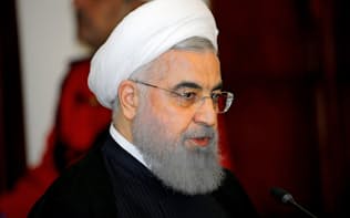 イランのロウハニ大統領=ロイター