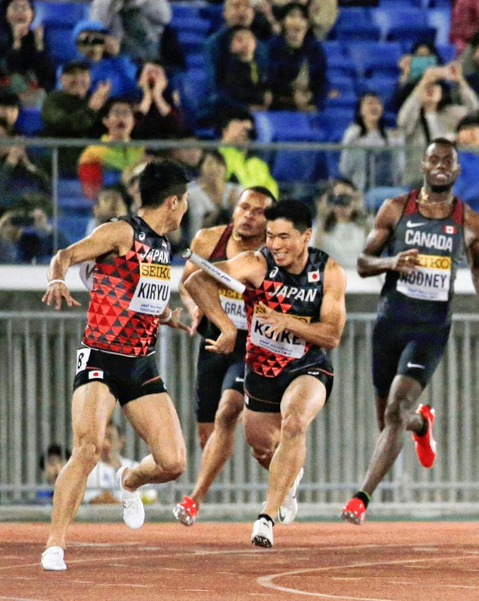 日本バトンミスでまさかの失格 世界リレー 日本経済新聞 日本バトンミスでまさかの失格 世界リレー 日本経済新聞