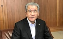 佐伯要（さえき・かなめ）1944年生まれ、松山市出身。2006年に伊予鉄道社長、15年に同社会長。16年から現職