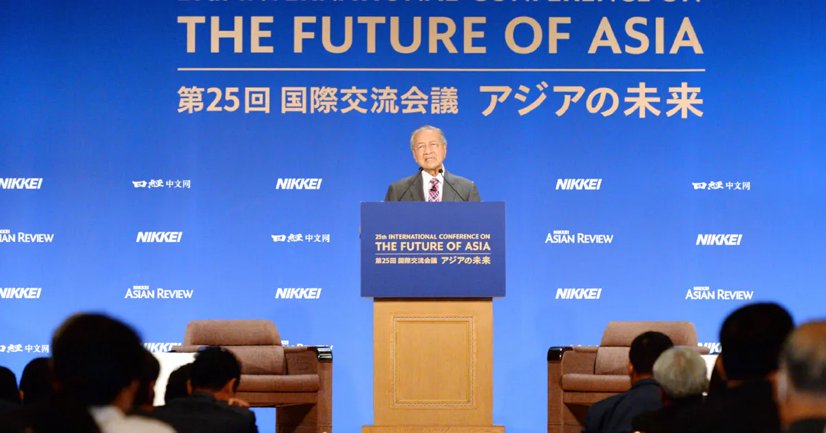マハティール氏 南シナ海に戦艦 自制を アジアの未来 日本経済新聞