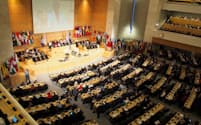 10日にスイス・ジュネーブの国連欧州本部で始まったILOの年次総会