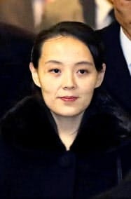 金与正氏=ロイター・共同 金与正氏=ロイター・共同