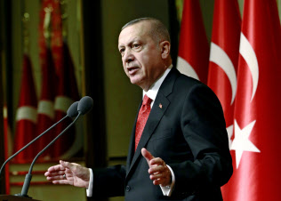 トルコのエルドアン大統領=AP トルコのエルドアン大統領=AP