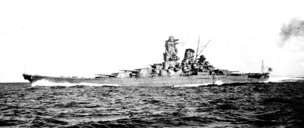 旧日本海軍の戦艦「大和」=共同