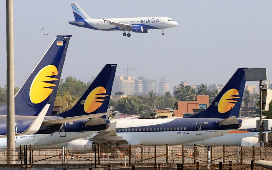 インド航空大手ジェット 破産手続き入りで消滅危機 日本経済新聞