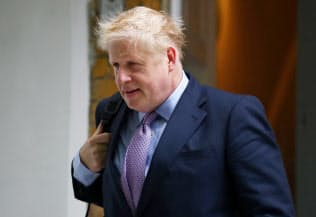 EUからの早期離脱をめざすジョンソン前外相。党首選は2位以下と大差をつけ独走状態だ(10日)=ロイター EUからの早期離脱をめざすジョンソン前外相。党首選は2位以下と大差をつけ独走状態だ(10日)=ロイター