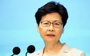 エリート官僚の林鄭月娥行政長官は市民の間に鬱積していた怒りに気付いていないようだった=共同 エリート官僚の林鄭月娥行政長官は市民の間に鬱積していた怒りに気付いていないようだった=共同