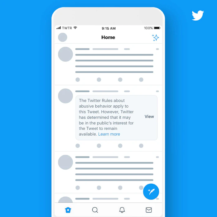 ツイッター 著名政治家の 不適切投稿 に警告 日本経済新聞
