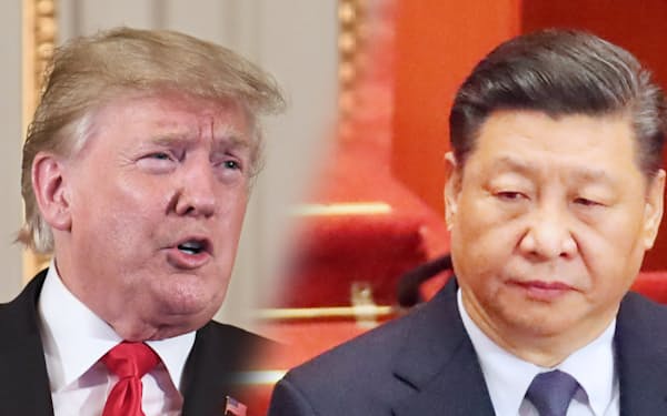米中の関税合戦が収束する兆しは見えない（トランプ米大統領（左）と中国の習近平主席）