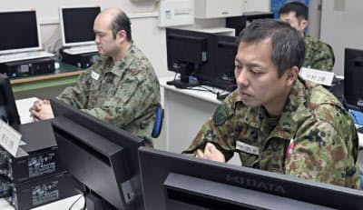 自衛隊はサイバー防衛の人材育成に力を入れている(神奈川県横須賀市の陸上自衛隊通信学校)