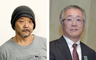 新しくアカデミー会員に招待された押井守氏(左)と大友克洋氏=共同 新しくアカデミー会員に招待された押井守氏(左)と大友克洋氏=共同
