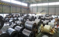 鋼材は国内で在庫が増えている
