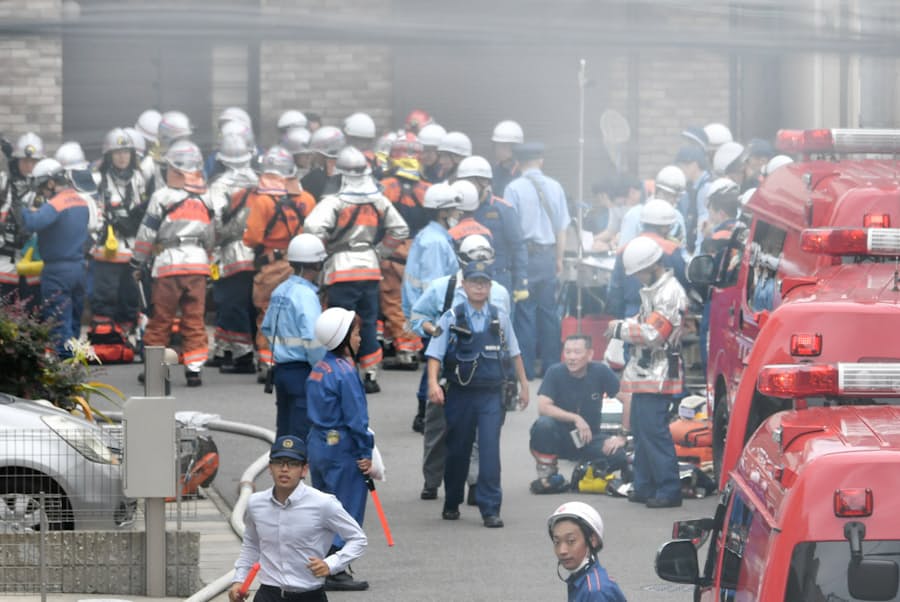 パクリやがって 京アニ火災で確保の男 恨み言か 日本経済新聞