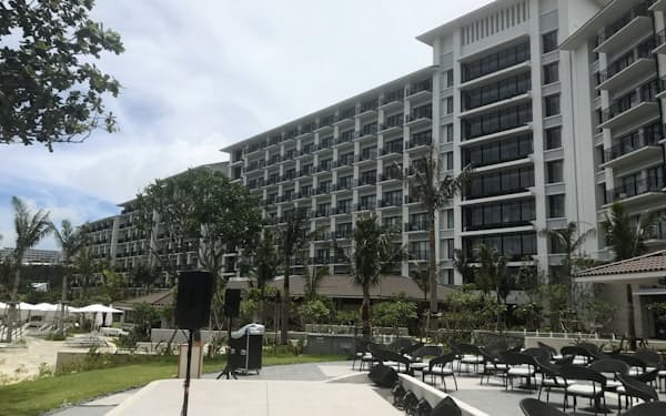三井不動産が26日に開業する「ハレクラニ沖縄」は将来、宿泊客の3割で外国人を見込む
